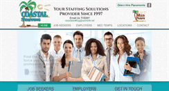 Desktop Screenshot of coastalstaffingservicesinc.net